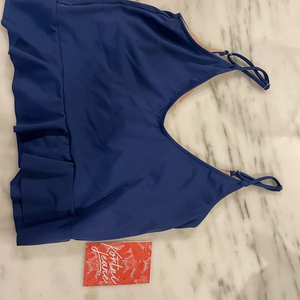 NWT Large Blue Top